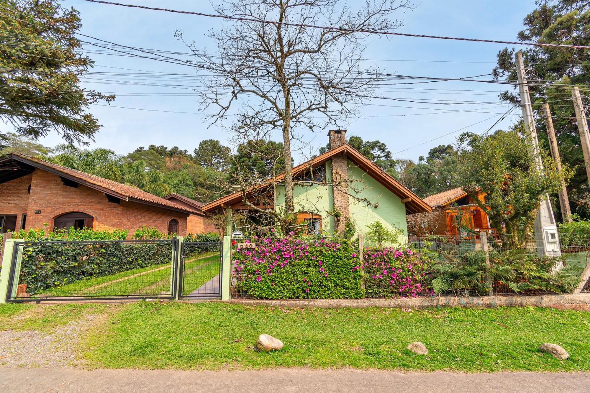Linda Casa 5 Quartos No Lago Negro Villa Gramado Eksteriør billede
